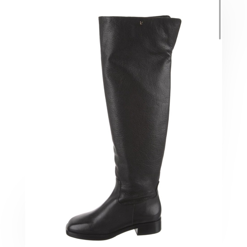 Larroude leather black boots